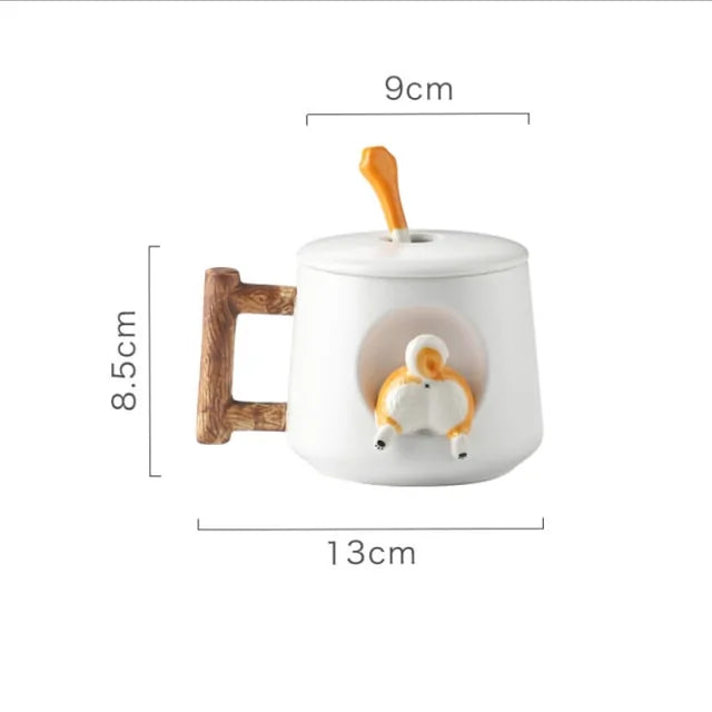 Shiba Inu Lover’s Coffee Mug – Perfect for Tea & Gifting!